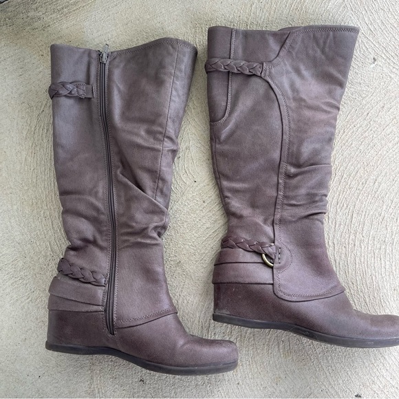 Brown Boots Wedge | Poshmark